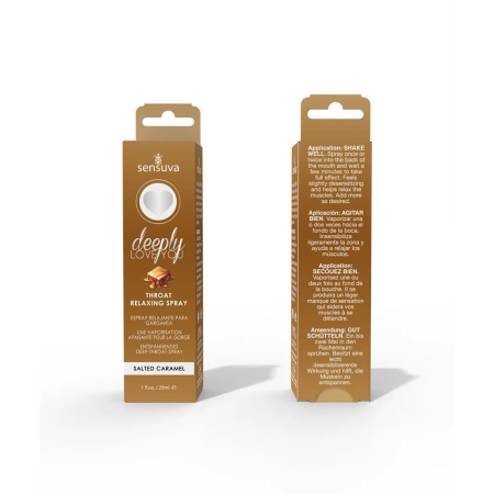 Спрей для мінету Sensuva Deeply Love You Salted Caramel (29 мл), для глибокого мінету - фото №5
