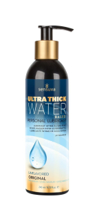 Густа змазка Sensuva Ultra-Thick Water-Based (240 мл) на водній основі, без гліцерину та парабенів - фото