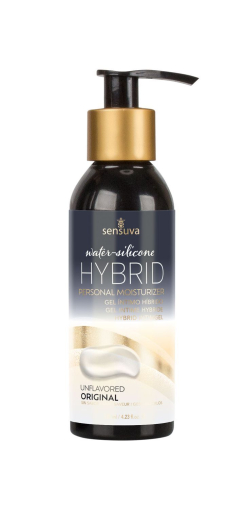 Змазка водно-силіконова Sensuva Hybrid Formula (125 мл) без цукру, можна для оральних пестощів - фото