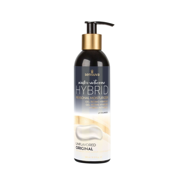 Змазка водно-силіконова Sensuva Hybrid Formula (240 мл) без цукру, можна для оральних пестощів - фото