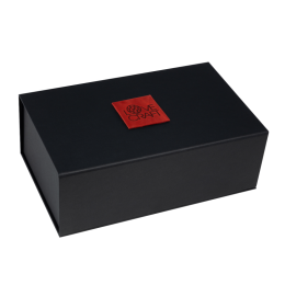 Преміум маска кішечки LOVECRAFT, натуральна шкіра, червона, подарункова упаковка - - фото №7