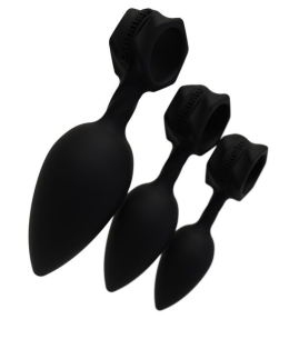 Набір анальних пробок Bathmate Anal Training Plugs, діаметр 2,5 см - 3,1см - 3,8см - - фото №7