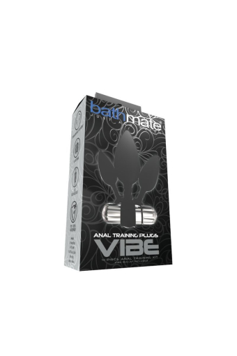 Набір анальних вібропробок Bathmate Anal Training Plugs VIBE, діаметр 2,5 см - 3,1см - 3,8см - фото №5
