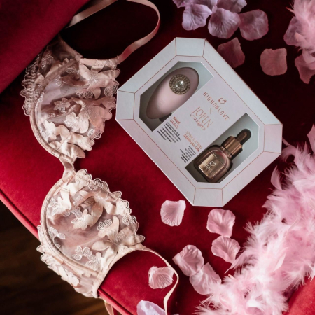 Подарунковий набір HighOnLove & JOPEN: Objects of Desire (краплі для клітора і вібратор з кристалами №4