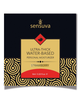 Пробник Sensuva - Ultra–Thick Water-Based Strawberry (6 мл) - фото