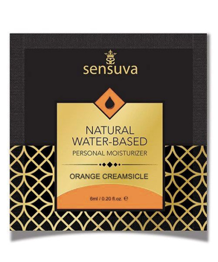 Пробник Sensuva - Natural Water-Based Orange Creamsicle (6 мл) - фото