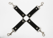 Хрестовина Feral Feelings - 4 Way Connector, натуральна шкіра, чорна - фото №2