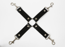 Хрестовина Feral Feelings - 4 Way Connector, натуральна шкіра, чорна - - фото №2