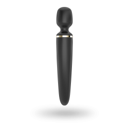 Вібромасажер Satisfyer Wand-er Woman (Black/Gold), водонепроникний, потужний, розмір XXL - - фото №4