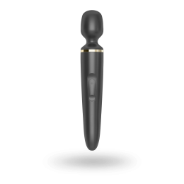 Вібромасажер Satisfyer Wand-er Woman (Black/Gold), водонепроникний, потужний, розмір XXL - - фото №5