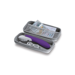 Потужний вібратор Mystim Sassy Simon Purple з двома моторами і стимулюючим рельєфом - - фото №11