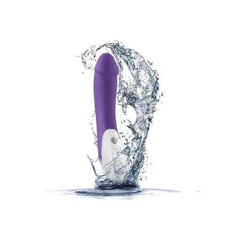 Потужний вібратор Mystim Terrific Truman Purple з двома моторами і вираженою головкою №8
