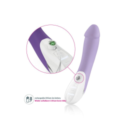 Потужний вібратор Mystim Terrific Truman Purple з двома моторами і вираженою головкою - - фото №6