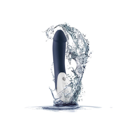 Потужний вібратор Mystim Terrific Truman Blue з двома моторами і вираженою головкою - - фото №8