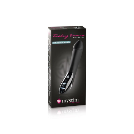 Вібратор з електростимуляцією Mystim Tickling Truman eStim Black, міостимулятор №12