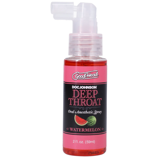 Спрей для мінету Doc Johnson GoodHead DeepThroat Spray - Watermelon 59 мл для глибокого мінету 