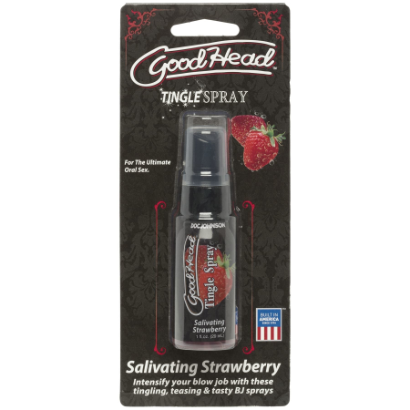 Спрей для мінету Doc Johnson GoodHead Tingle Spray - Strawberry (29 мл) із стимулюючим ефектом №2