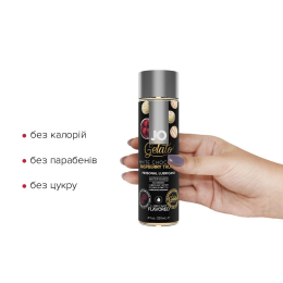 Змазка на водній основі JO GELATO White Chocolate Raspberry (120 мл) без цукру та парабенів - - фото №2