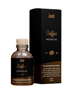 Масажний гель для інтимних зон Intt Coffee (30 мл) розігрівальний - №3