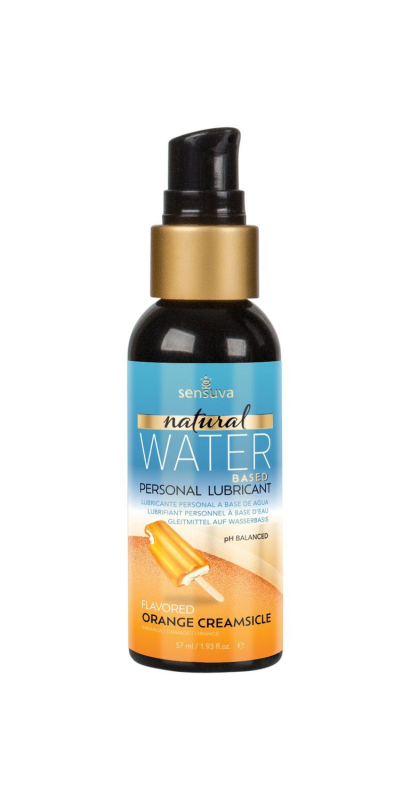 Змазка на водній основі Sensuva Natural WaterBased Orange Creamsicle 57 мл без гліцерину і парабенів - фото