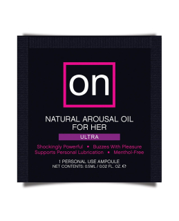 Пробник збудливого масла Sensuva - ON Arousal Oil for Her Ultra (0,5 мл) - фото