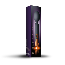 Вібромасажер Rocks Off Oriel Black, водонепроникний, гнучка головка, невеликий та потужний, LED-підс - - фото №5