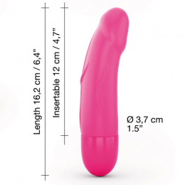 Вібратор Dorcel Real Vibration S Magenta 2.0, діаметр 3,7см, перезаряджається, для точки G - - фото №5