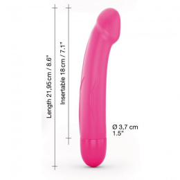 Вібратор Dorcel Real Vibration M Magenta 2.0, діаметр 3,7см, перезаряджається, для точки G - - фото №3