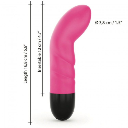 Вібратор Dorcel Expert G 2.0 Magenta для точки G, що перезаряджається №6