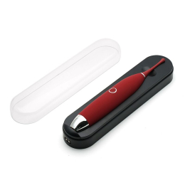 Кліторальний вібратор KISTOY C-King Red, з двома дод. насадками, потужна прицільна стимуляція - - фото №10