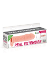 Насадка на член Real Body — Real Extender DICKY із закритою головкою та кільцем для мошонки - фото №3