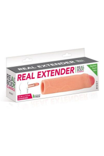 Насадка на член Real Body — Real Extender BIGGY із закритою головкою - - фото №3
