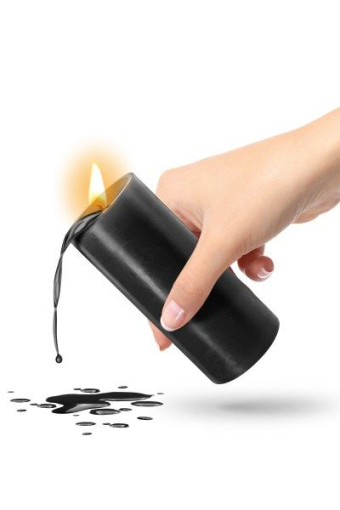 БДСМ-свічка низькотемпературна Fetish Tentation SM Low Temperature Candle Black - фото №3