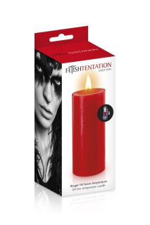 БДСМ-cвічка низькотемпературна Fetish Tentation SM Low Temperature Candle Red - - фото №2