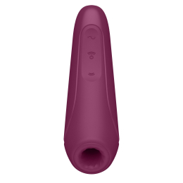 Вакуумний кліторальний стимулятор Satisfyer Curvy 1+ Rose Red з керуванням через інтернет - - фото №4