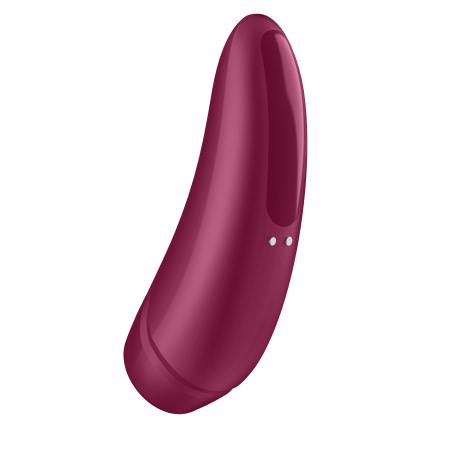 Вакуумний кліторальний стимулятор Satisfyer Curvy 1+ Rose Red з керуванням через інтернет - фото №2