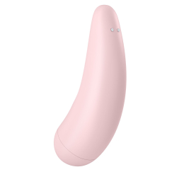 Вакуумний кліторальний стимулятор Satisfyer Curvy 2+ Pink з керуванням через інтернет - - фото №2