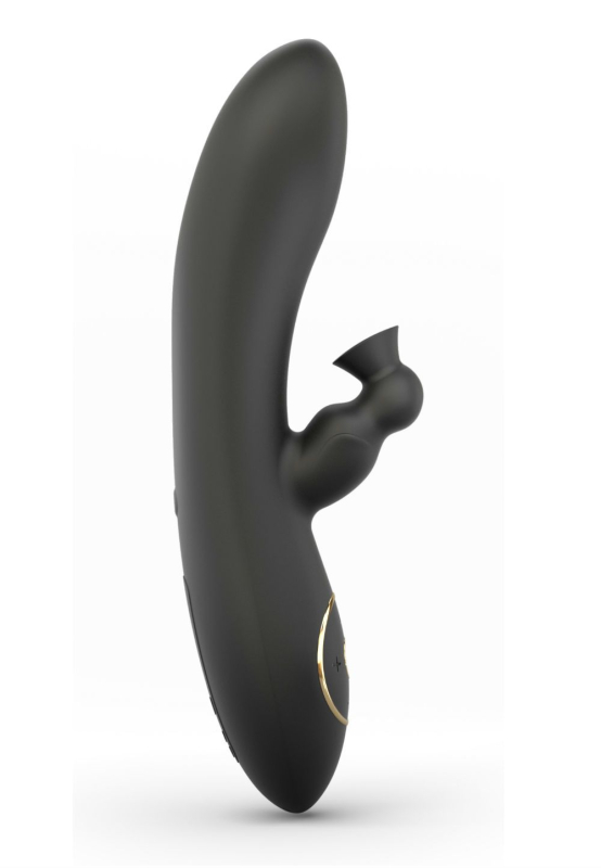 Вакуумний вібратор-кролик Dorcel DIVINE RABBIT з вібрацією, 10 режимів вібрації: 3 режими вакууму 