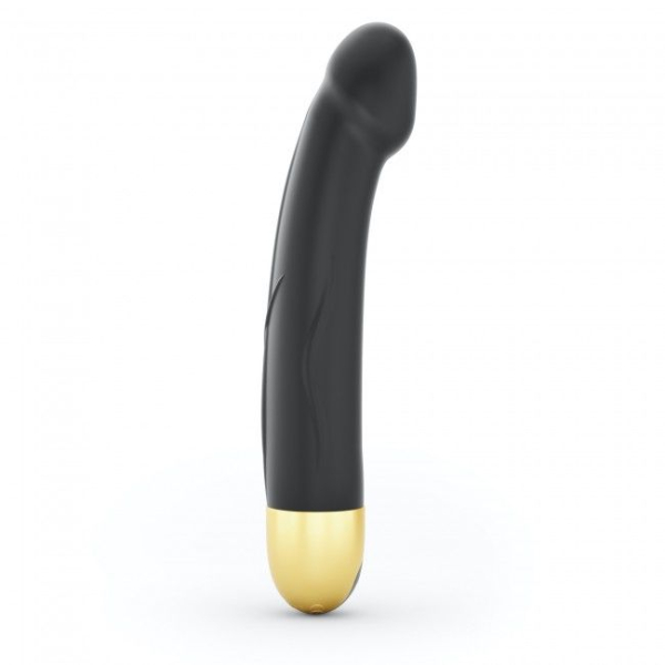 Вібратор Dorcel Real Vibration M Gold 2.0, діаметр 3,7см, перезаряджається, для точки G 