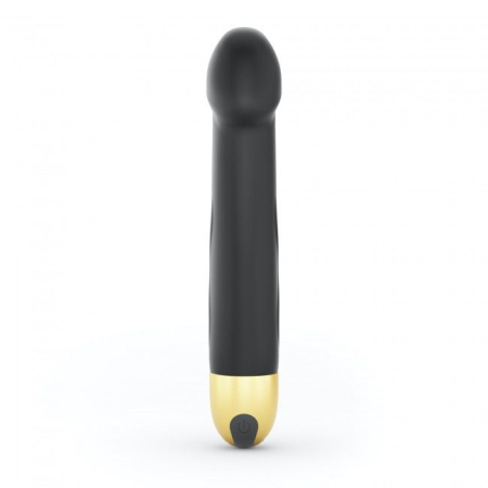 Вібратор Dorcel Real Vibration M Gold 2.0, діаметр 3,7см, перезаряджається, для точки G №3