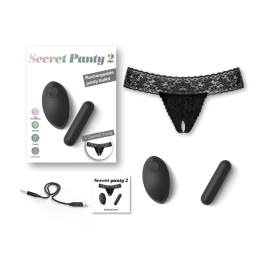 Вібратор Love To Love SECRET PANTY 2, в комплекті трусики, віброкуля, пульт ДК, 10 режимів роботи - - фото №4