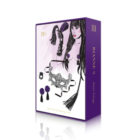 Романтичний подарунковий набір RIANNE S Ana's Trilogy Set III: ерекційне кільце, ажурна маска - фото №3