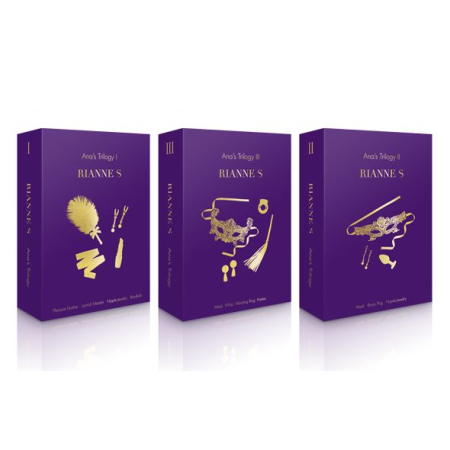 Романтичний подарунковий набір RIANNE S Ana's Trilogy Set III: ерекційне кільце, ажурна маска - фото №10