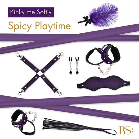 Подарунковий набір для BDSM RIANNE S — Kinky Me Softly Purple: 8 предметів для задоволення №2