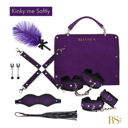 Подарунковий набір для BDSM RIANNE S — Kinky Me Softly Purple: 8 предметів для задоволення 