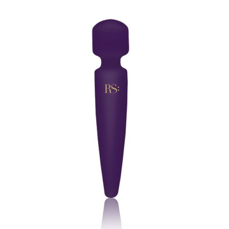 Вібромасажер Rianne S: Bella Mini Wand Purple, 10 режимів, медичний силікон, подарункове паковання - фото №3