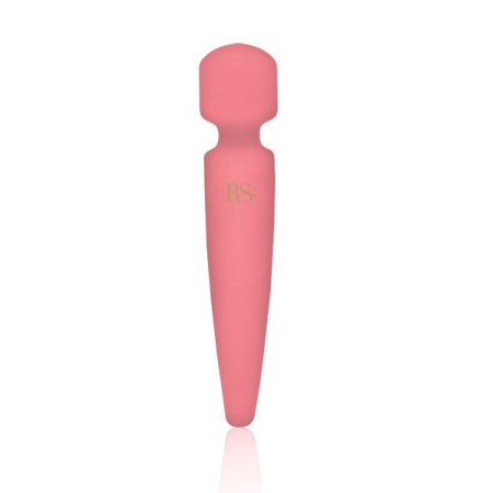 Вібромасажер Rianne S: Bella Mini Wand Coral, 10 режимів роботи, медичний силікон, подарункове паков - фото №3