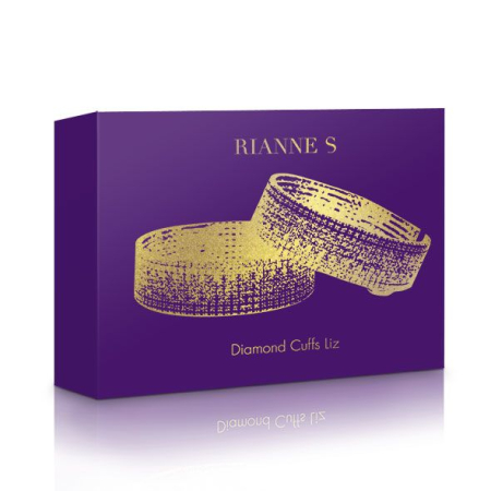 Лакшері наручники-браслети з кристалами Rianne S: Diamond Cuffs, подарункове паковання №7