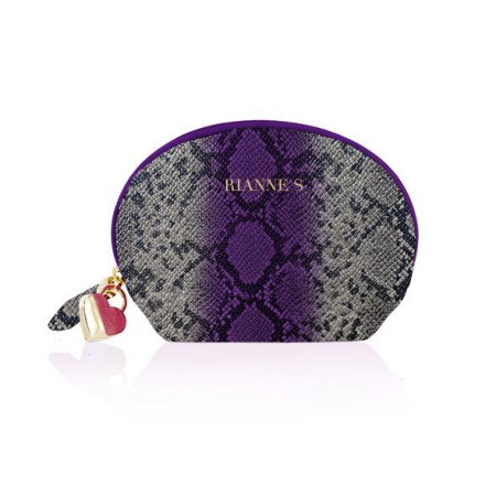 Вібратор для точки G Rianne S: Boa Mini Purple, 10 режимів роботи, медичний силікон, косметичка-чохо №3