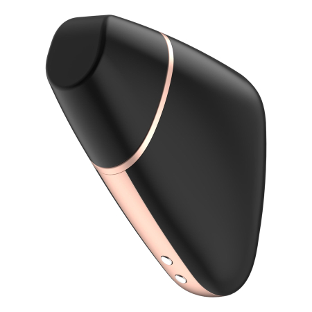 Вакуумний кліторальний стимулятор Satisfyer Love Triangle Black з керуванням через інтернет - фото №2